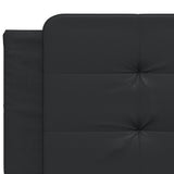Bed Frame with LED without Mattress "Zadar" Black 200x200 cm 3214131