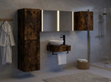 Bathroom Furniture Set 5 pcs Smoked Oak 3407259