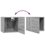 10 Piece TV Cabinet Set Grey Sonoma Engineered Wood 3120306