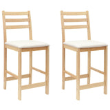 Dining Chairs 2 pcs Natural 40 x 47.5 x 99.5 cm 42020467