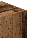 Wardrobe Old Wood 80x52x180 cm Engineered Wood 855886