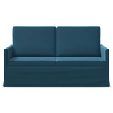 2 Seater Sofa Blue 150 x 81 x 82 cm Velvet 42041096