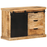 Sideboard 80x30x55 cm Solid Rough Wood Mango 355844