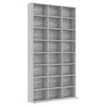 ZNTS CD Cabinet Grey Sonoma 102x23x177.5 cm Engineered Wood 815091