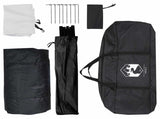 Camping Tent with Roof White Blackout 335 x 275 x 180 cm 42028641