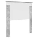 Headboard with Headboard Concrete Grey 90 cm Engineered wood 887806