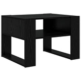 Coffee Table Black Oak 66 x 53 x 45 cm Engineered Wood 8000101