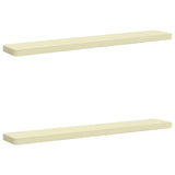 2-Piece Bench Cushions VUGHT 2 pcs 100% Polyester Cream 950913
