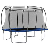 ZNTS Trampoline Set Rectangular 335x244x90 cm 150 kg 92452