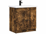 Bathroom Furniture Set Smoked Oak 56 x 37.5 x 81 cm 3404169