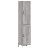 Highboard Grey Sonoma 34,5x34x180 cm Engineered Wood 3199119