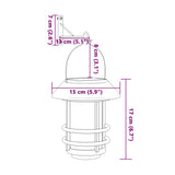 Solar Outdoor Wall Lanterns 4 pcs Warm White Flickering Flame 4008186
