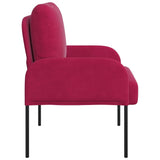 Sofas with Cushion 55cm Wine Red Plywood 42023442