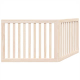 Dog Gate Foldable 2 Panels 160 cm Poplar Wood 352240
