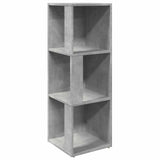 Corner Cabinet Concrete Grey 33x33x100 cm Engineered Wood 809030