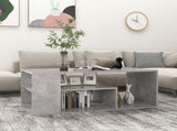Coffee Table Concrete Grey 100x50x40 cm Engineered Wood 806925