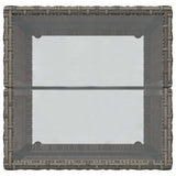 Garden Bistro Set 3 pcs Grey Poly rattan 3334957