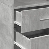 Highboard Concrete Grey 40x42.5x185 cm Engineered Wood 3281444