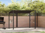 BBQ Gazebo 215x150x220 cm Anthracite Steel 48603