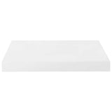 Floating Wall Shelves 4 pcs High Gloss White 40x23.5x3.8 cm MDF 323744