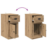Side Cabinet 40 x 50 x 75 cm Engineered Wood Artisan Oak 881448