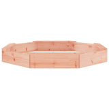 Sandbox with Seats Octagon Solid Wood Douglas 825021