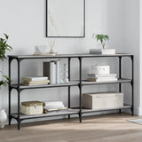 Console Table Grey Sonoma 150x29x75 cm Engineered Wood 834108