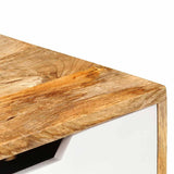 Sideboard Brown Solid Mango Wood 85x40x71 cm Storage Vintage 286241