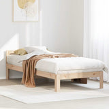 Bed Frame without Mattress 90x200 cm Solid Wood Pine 859232
