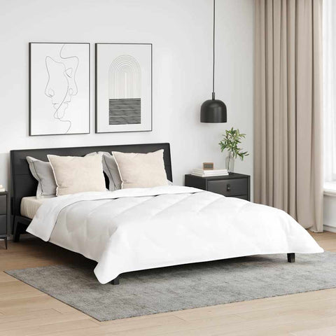 Winter Duvet with Pillow 3 pcs White 240 x 220 cm Microfibre 3377854