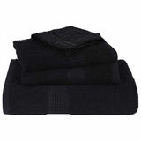 Sauna Towels "FROGN" 10 pcs Black 80x200 cm 360 gsm 136961