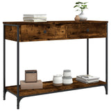 Console Table Smoked Oak 100x34.5x75 cm Engineered Wood 834172