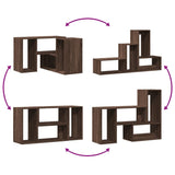 TV Cabinets 2 pcs Brown Oak 75x30x50 cm Engineered Wood 840792