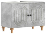 2 Piece Bathroom Cabinet Set ALKMAAR Concrete Grey 3417993