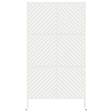 Privacy Screen White 100 x 50 x 180 cm Steel 868543