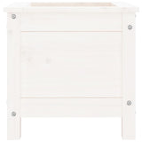 Garden Planter White 40x40x39 cm Solid Wood Pine 825248