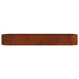 Raised Garden Bed Weathering Steel 300 x 40x 40 cm Steel 8011732
