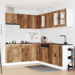 ZNTS 11 Piece Kitchen Cabinet Set Porto Old Wood Engineered Wood 3314939