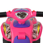 Children's Ride-on ATV with Sound and Light Pink and Purple 10141