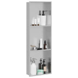 Shower Niche Silver 90 x 30 x 9.5 cm Stainless Steel 42012680