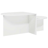 Coffee Table High Gloss White 100 x 50 x 40 cm Engineered Wood 8001050