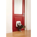 ZNTS PetSafe Magnetic 4-Way Cat Flap Deluxe 400 White 411383