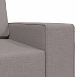 Sofa Bed Taupe 245 x 78 x 77 cm Fabric 4106720