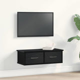 Wall Cabinet Black Oak 60 x 26 x 18.5 cm Engineered Wood 862435