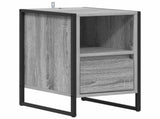 Bedside Table Grey Sonoma 39.5 x 30 x 50 cm Engineered Wood 886660