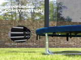 6ft Trampoline with Safety Enclosure Net, Steel Frame Outdoor Trampoline, with Edge, Safety Cover T3398P349142