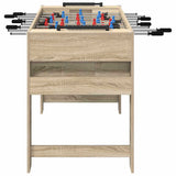Foosball Table Sonoma Oak 125 x 60.5 x 80 cm Engineered Wood 858886