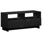TV Stand 90 x 34.5 x 40 cm Black Engineered Wood 8011469