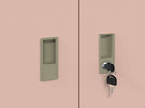Storage Cabinet Pink 90 x 40 x 40 cm Steel 891629