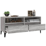 TV Cabinet Grey Sonoma 100x34.5x44.5 cm Engineered Wood 831907